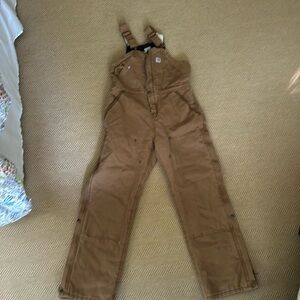 Carhartt women’s regular small (4/6) Weathered Duck Wildwood Bib Overall.